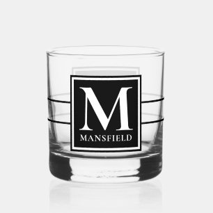 Mit Monogramm Whiskyglas