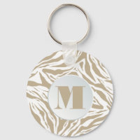 Mit Monogramm Zebra-Tierausdruck