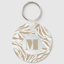 Mit Monogramm Zebra-Tierausdruck
