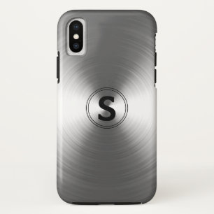 Mit Monogramm, zeitgemäßes Silberstrahlmuster Case-Mate iPhone Hülle