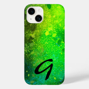 Mit Monogramm Zitronenwälder Imitate Glitzer Case-Mate iPhone 14 Hülle