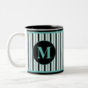 Mit Monogramm Zwei-Tone-Kaffee-Tasse Zweifarbige Tasse