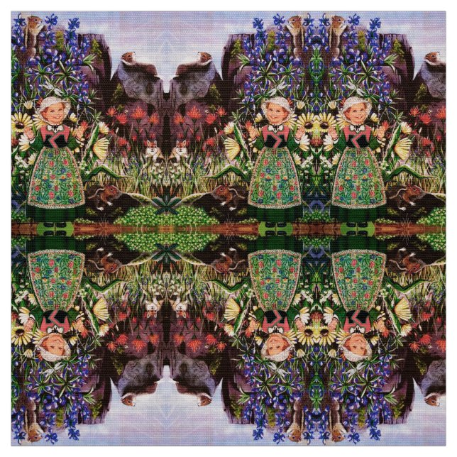 Mit "Ms. Elizabeth" Fabric Paper Doll spielen! Stoff (Muster)