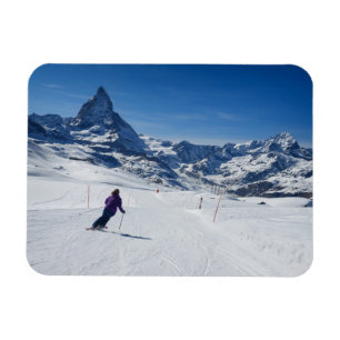 Mit Mt. Matterhorn in Zermatt Ski fahren, die Magnet