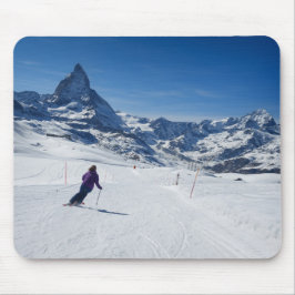 Mit Mt. Matterhorn in Zermatt Ski fahren, die Mousepad