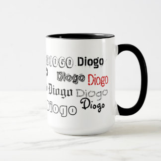 Mit Namen auf die person stimmt Becher Tasse