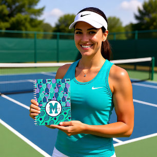 Mit Namen Mini und lila Tennisschläger  Planer