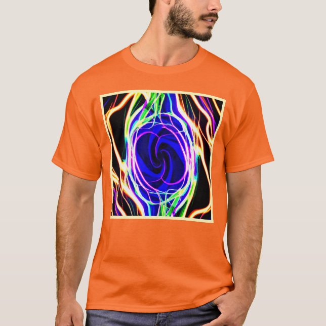 Mit Neonmustern den Platz noch besser machen T-Shirt (Vorderseite)