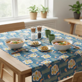 Mit Noodles & Narutomaki Inspirierte asiatische Kü Tischdecke