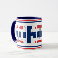 Mit Norwegen patriotischer Kaffee schlürfen