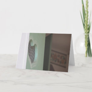 "Mit offenem Herzen eintreten" Gute Besserung Kart Karte