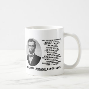 Mit öffentlicher Sentiment kann nichts Geld Versag Kaffeetasse
