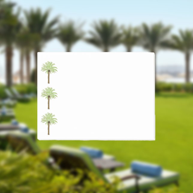 mit Palmen überzogen Post-it Klebezettel (Von Creator hochgeladen)