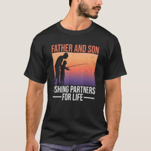 Mit Papa Angeln Bester Papa Die Welt Fischer Fathe T-Shirt