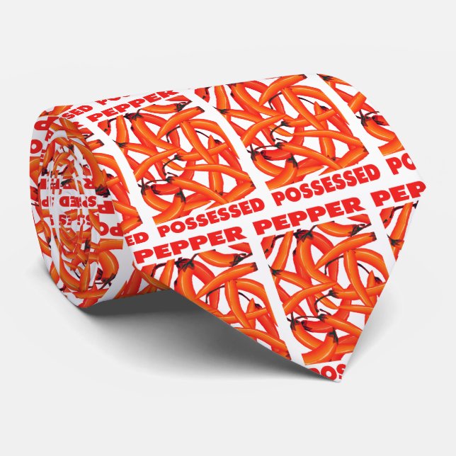 mit Paprikaschoten bedient Krawatte (Gerollt)