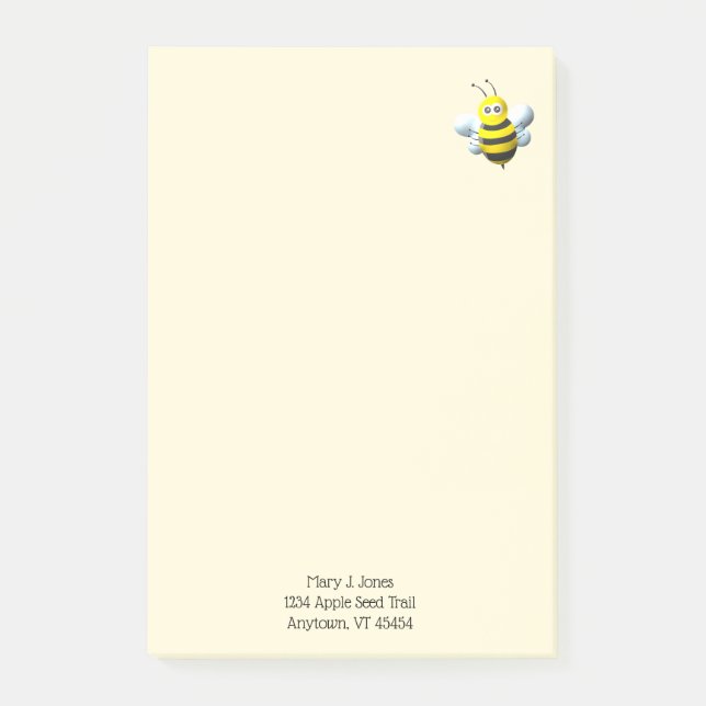 Mit personalisiertem Text cool sein Post-it Klebezettel (Vorderseite)