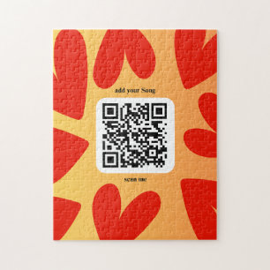 Mit personalisierten Song per QR-code Puzzle
