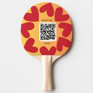 Mit personalisierten Song per QR-code Tischtennis Schläger