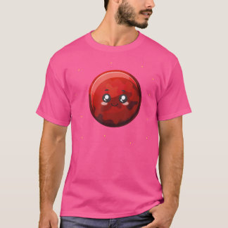 Mit Planet im Kawaii Stil. Geschenk für Astronomie T-Shirt