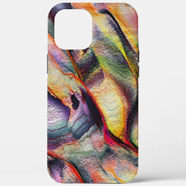 Mit Rauigkeit und virtueller Aquarell versehen Case-Mate iPhone Hülle (Rückseite)