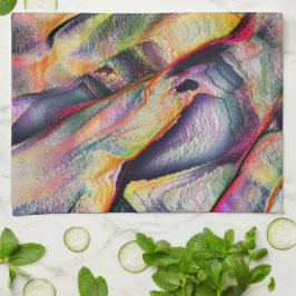 Mit Rauigkeit und virtueller Aquarell versehen Geschirrtuch