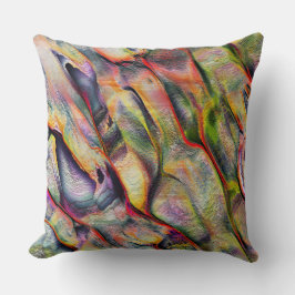 Mit Rauigkeit und virtueller Aquarell versehen Kissen