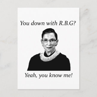 Mit RBG? Postkarte