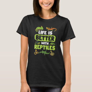 mit Reptiles Lizard Gecko Schlangen-Ophiologie 2 T-Shirt
