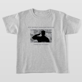 Mit Respekt vor Ehre und Dankbarkeit T-Shirt