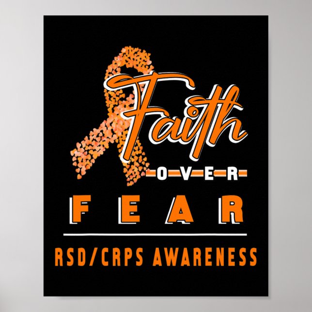 MIT RSDCRPS AWARENESS FAITH IMMER OVER ANGST POSTER (Vorne)