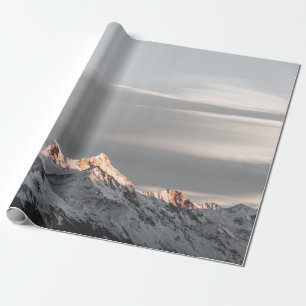 MIT SCHNEE BEDECKTE BERGE GESCHENKPAPIER