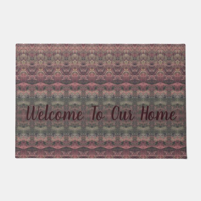 Mit Script Typografy Area Fußmatte (Vorderseite)