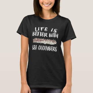 Mit Seegurken Tier T-Shirt