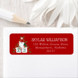 Mit seinem lustigen Toilettenpapier Weihnachtsbaum