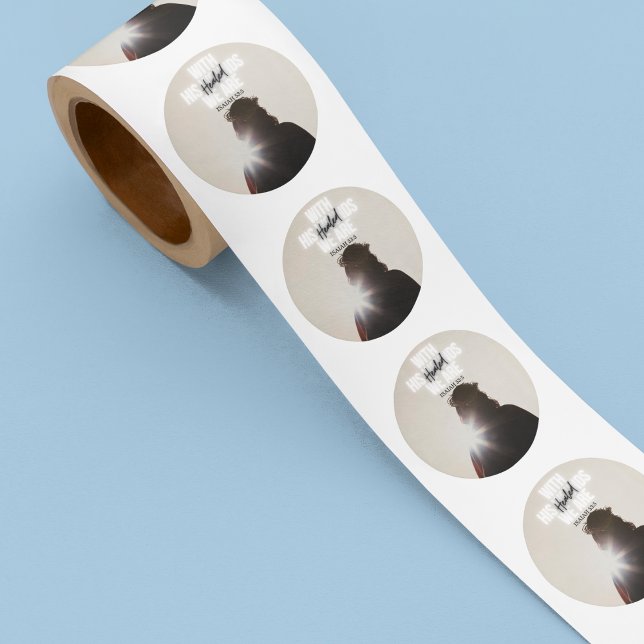 MIT SEINEN WUNDERN SIND WIR heilende Aufkleber (Von Creator hochgeladen)