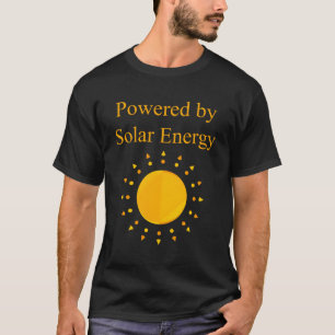 mit Solarenergie betrieben T-Shirt