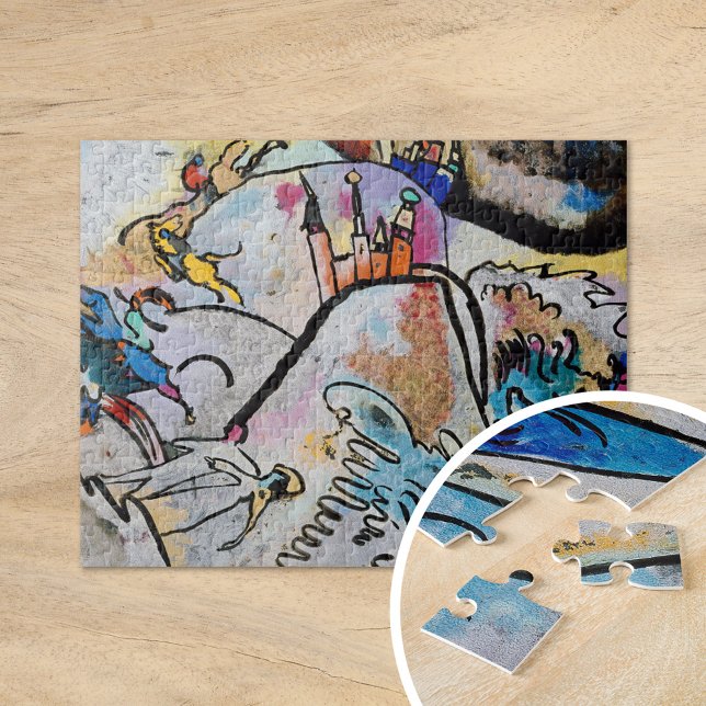 mit Sonne | Kandinsky Puzzle (Von Creator hochgeladen)