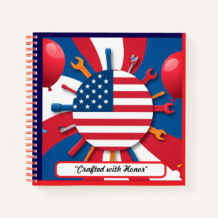 "Mit Sorgfalt erstellt" Notizbuch