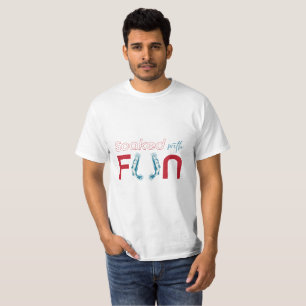 Mit Spaß getrunken - Sardinen Inspiriertes SommerT T-Shirt