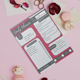 Mit Stil organisieren   Fett-Ablenkplaner Notizblock
