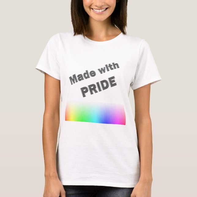 Mit Stolz hergestellt T-Shirt (Vorderseite)
