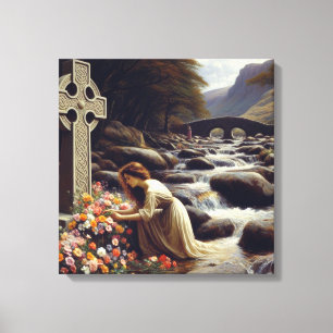 Mit Stream 2 Leinwanddruck