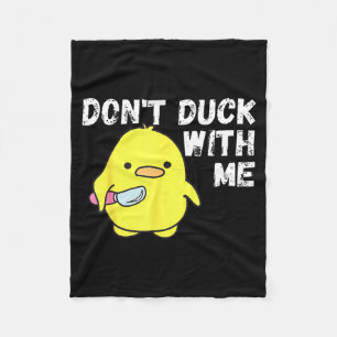 Mit Stuff Duck Rubber Duck Bekleidung Fleecedecke
