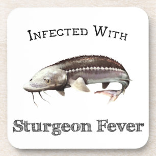 mit Sturgeon-Fieber infiziert Getränkeuntersetzer