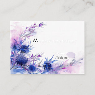 Mit süßem Text hinten 💙 Cornflower Reverie Platzkarte