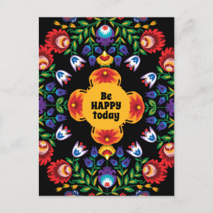 Mit Text Phantastisch poliert Folk Wycin Postkarte