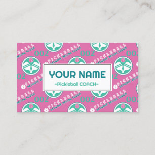 Mit Text Pickleball: Geduld vor Power Visitenkarte