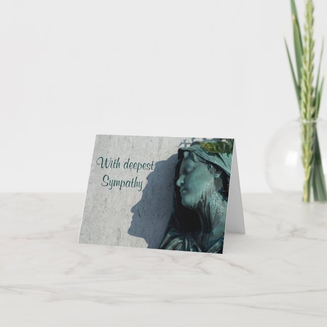 Mit tiefem Beileid Karte (Vorderseite)
