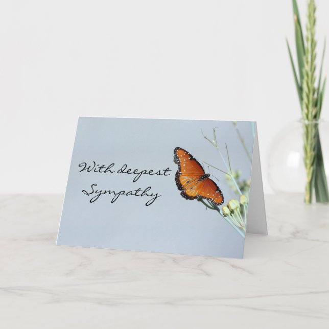 Mit tiefstem Beileid Karte (Vorderseite)