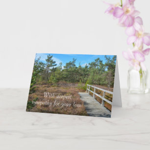 Mit tiefstem Beileid - Schwarzer Moor Karte